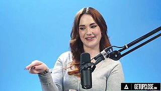 Siri Dahl Curvy Redhead Shaking Clit Rub Casting Solo