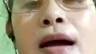 Part 2 of daily routine.of video call sex to my wife