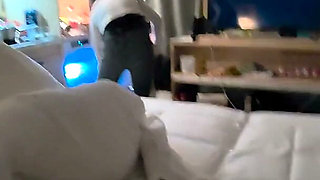 POV Teen Tinyemmade in a Hotel Room, Pussy Licked and Fucked with Bukkake