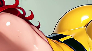 Yoghurt Party: 3D Comic Latex Vigilante POV (4k, Uncensored Ai Hentai)