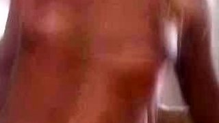 Mexicana blowjob with her big boobs
