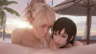 Ff Beach Party - non-stop Creampies and Cumshots