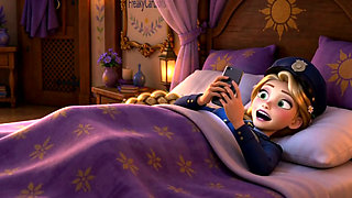 Flynn Rider's Innocent Encounter: Rapunzel's First Blowjob Dream