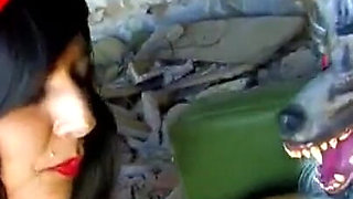 Little red hood gets anally drilled