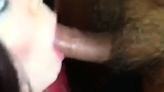 Crossdresser Linda Sucks and Swallows Big Cock