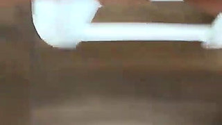 Hot Slut Fucks Electrician - Deep Anal and Throat Full of Milk