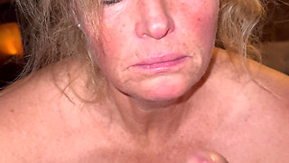 Oral Queen Bonemaiden Gets Goofy on Camera Sucking Cock