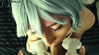 College Bith Love to Suck Cock Before Get Fucked