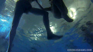 Czech Lesbians 5 - Part 5: Stunning Czech Lesbians Go Wild - Underwater Cameras Catch Pussy Licking