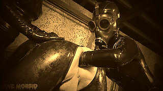 Gas Mask Fisting Sepia with Patricia and Valeska