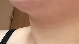 A Giantess Stepmom Traps Her Tiny Ex-husband in a Trap Made of Chewing Gum; She Chews, Blows Bubbles,