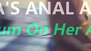 Marianna's Anal Attempt #2 - Gets Hot Cum on Her Ass & Pussy
