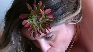 Horny stepmom rides stepson in bed