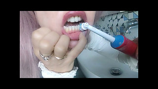 Spit and pee on cock