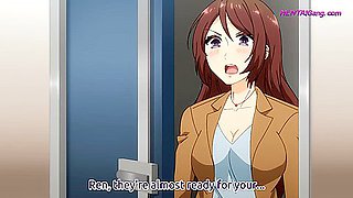 Ren’s big boobs break free in a dark storage room hook-up • HENTAI UNCENSORED
