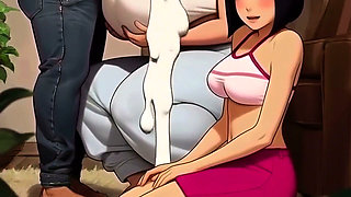Korean MILF's Stepdaughter Likes to Watch