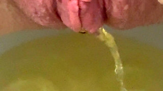 Close up Pussy Pissing - Mila Mynx Piss Slut