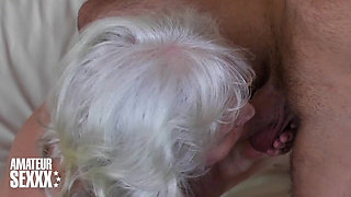 Hairy Grandma Gets Fucked by a Toyboy