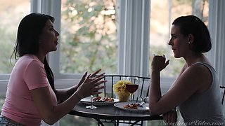 SweetHeartVideo on the Balcony - Lesbian Adventures Strap-On Specialists Scene 2 - Back On The Scene with Hot Penny Barber