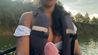 Yasmina Khan Milks Me on the Jet Ski and Swallows All My Milk