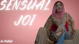 Lady Angela Polish Language JOI Red High Heels