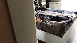 Hot Babysitter Mom Gives Me a Handjob and Shows Her Breasts