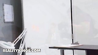 Reality kings - jaw-dropping nurse Lissa Aires produces steamy bedside care and tit therapy for her lucky patient