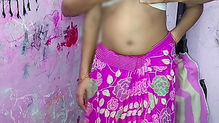 Stepsister's pussy fucked by stepbrother, Hindi sex