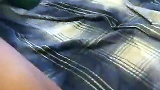 Non-stop squirting amateur in stockings