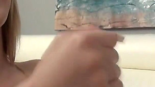 Hot Stepmom Gives a Perfect Controlled Orgasm by a Handjob