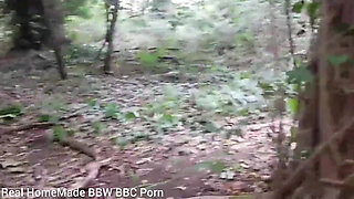 Fucking British BBW outdoor doggy moaning orgasms cumshot