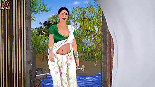 Desi Saali Begs Jiju for Hard Fuck Elder Stepsister Joins Threesome at Farmhouse