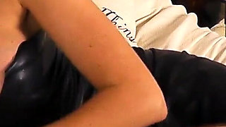 Bound Oiled Handjob