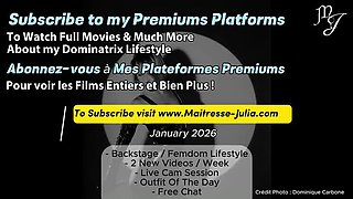 Mistress Julia Humiliates Slave: Spit & Banana Crushed Under Stiletto Heels - Cruel Femdom