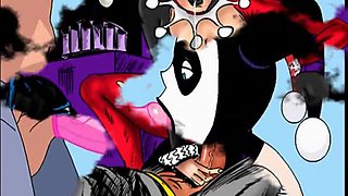 Joker and Harley Quinn hentai parody