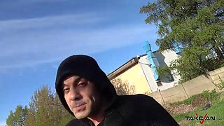 Bus van: Blowjob, Doggy  Cowgirl Porn