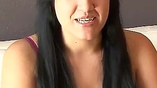 Hot Brunette Big Tits Enjoys Masturbating with Her Favorite Dildo