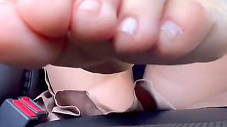 JOI with Your Feet in the Car