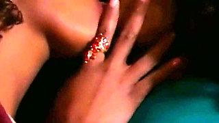 Curly Haired Ebony Girlfriends Lick Each Other to Orgasm