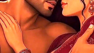 Desi Bride Wedding Night Intimate Romance - Ai Created Video