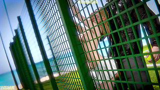 Final Fantasy XV FF15 - Lunafreya Tenniscourt Normal + Topless Remix Color WM (No Sound)  By InitialA Animation 3D Hentai