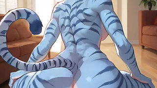 Hentay anime - Sexo furro felina culona