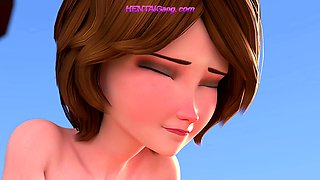 Hot Stepmom Aunt Cass Gets Her Pussy Stuffed in Beach POV