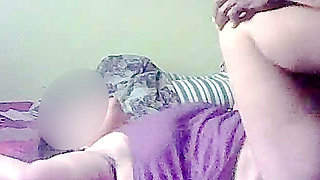 Hot Desi Housewife in Nighty Fucking & Creampied Doggy Style