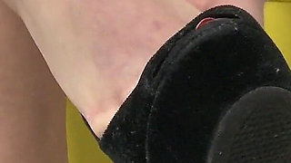 Hot Nina Blowjob, Footjob and Fucking a Big Dick!