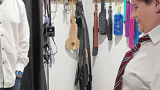 Teachers Dirty Slut Gets Double Domination Part 3