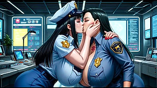 Captain Officer Police Station, Long Version, Ai Animation