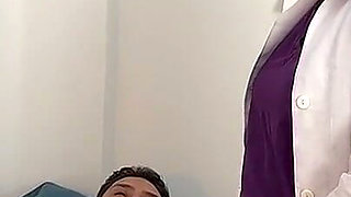 The Doctor Didn't Stop Her From Fucking Her Mouth and Cumming Her Tight Big Ass