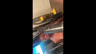 Wooahjaay & Icy: Chubby Ebony MILF Makes Him Cum, Gets Slapped & Fucked