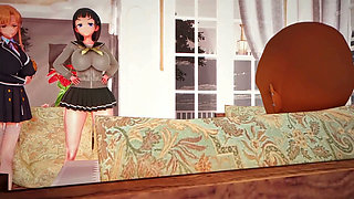 Sao - Asuna and Suguha Ultimate Hardcore BBC Sex - Squirting & Creampied - 3D Hentai Animations